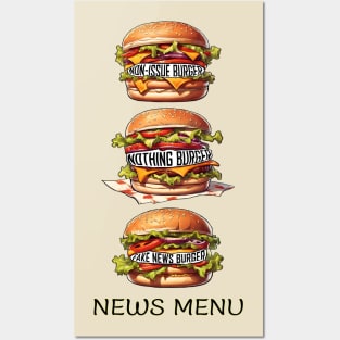 News Menu Posters and Art